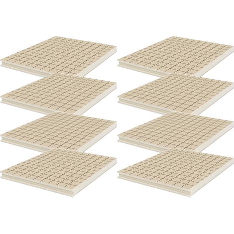 Dalle lisse polyuréthane R2,40, Ep.52 mm - Lot de 8 dalles (9,36 m²) (1/2)
