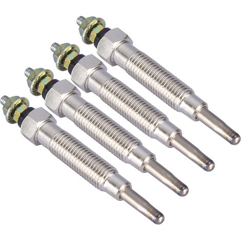 Lot de 4 bougies de préchauffage diesel à double noyau compatible Mitsubishi Challenger L200 L300 2.5 D (1/5)