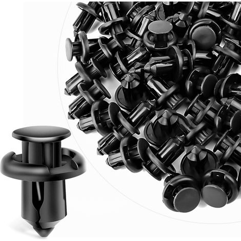 Juego de 40 remaches de nailon para parachoques de 10 mm para Honda y Acura-91503-SZ3-003, tornillos de expansión para montaje de muebles automotrices (1/5)