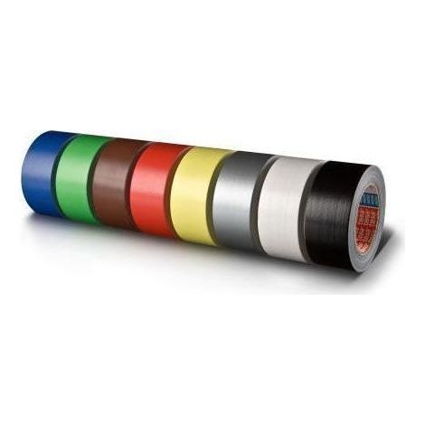 Tesa Nastro Adesivo Tela Plastificata 50mm x 25m Giallo Universale Idrorepellente (1/2)