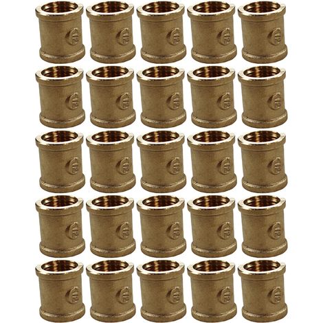 Lot de 25 Manchons Femelle Femelle "Série Forte" Égal 1/2" (15/21) - Arcanaute (1/3)