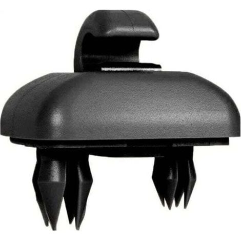 Supporto per gancio parasole auto di ricambio per Audi A1 A3 A4 A5 Q3 Q5 (8E0 857 562) A7 B6 B7 B8 S4 S5, nero (1/3)