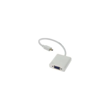 MicroConnect HDM19F24 - Video-Kabeladapter (Micro HDMI, VGA, Stecker/Buchse, Buchse) (1/2)