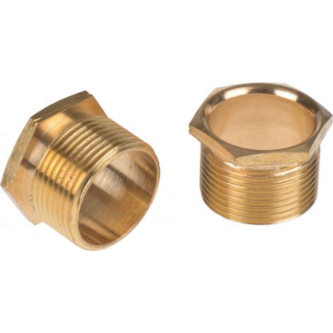 Raccord de gaine RS PRO, taille 25mm en Laiton ( Prix pour Paquet de 25 )