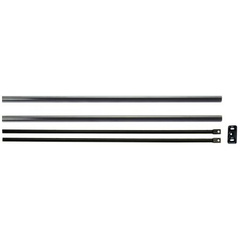 Aste E Coperture Verniciate Nere 94100205 Per Maniglione Antipanico - per porte altezza max mm.2400 (94100205) (1/9)