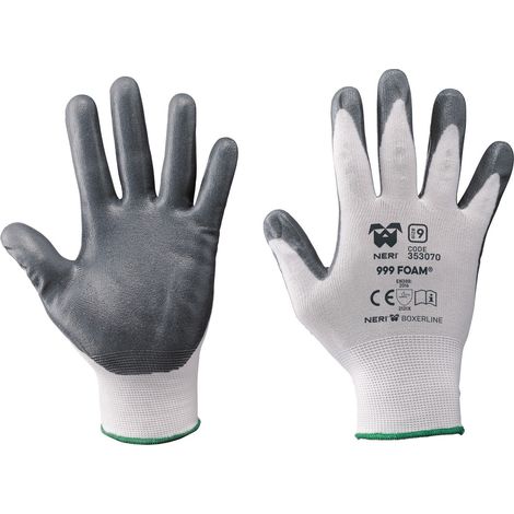 NERI 353070 GUANTI NBR 999 FOAM GUANTO DA LAVORO IN NYLON/ NITRILE SCHIUMATO - XL / 10 (1/3)