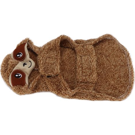 Costume de chien à capuche, mignon, drôle et chaud, avec chapeau, pour petits et moyens chiens, idéal pour Halloween, Noël et les déguisements. (1/5)