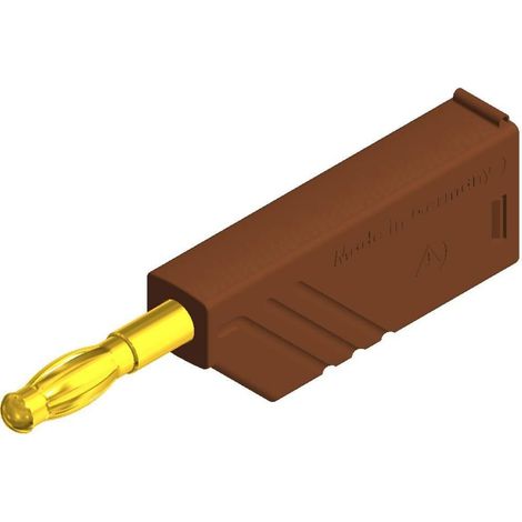 Sks Hirschmann LAS N WS conector marrón robusto roscar