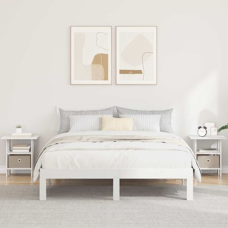Mesita de Noche 2 pcs 41 x 40 x 45 cm Madera de ingeniería