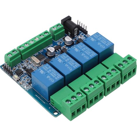 12V 4-Kanal-Relaismodul mit optischer Trennung zur Steuerung von Haus- und Industriestromkreisen (1/5)