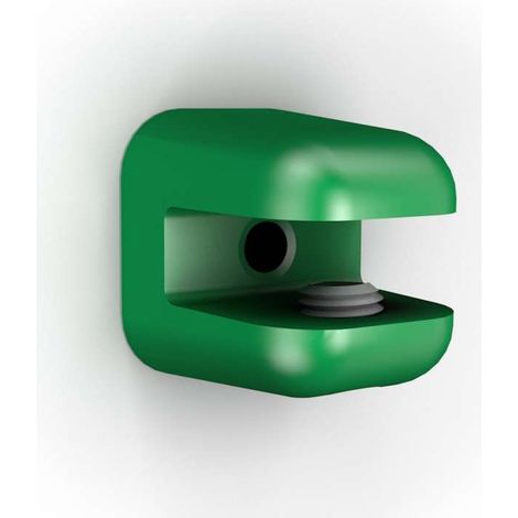 BOLIS - COPPIA REGGIPIANI IN PLASTICA VERDE 2,7 CM (1/5)