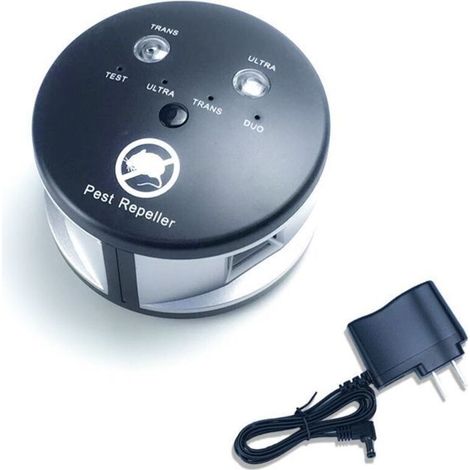 Répulsif ultrason 360° anti nuisibles – Portée 550 m² – Fréquences variables puissantes – Écologique et efficace (1/5)
