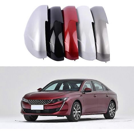 Passend für Peugeot 508 (Baujahre 2011–2019): Rückspiegelgehäuse, Rückspiegelabdeckung, Spiegelrahmen, Blinker rechts, unteres Gehäuse, schwarz