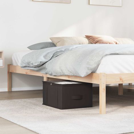 vidaXL Boîte de rangement avec fenêtre transparente Anthracite