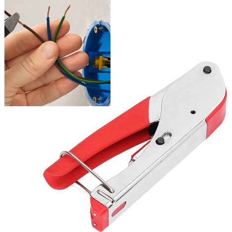 Pince à sertir à froid pour câble coaxial à tête F, pince à sertir pour câbles RG59/RG6 SQ-518A (1/5)