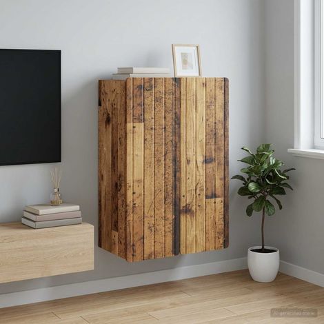 vidaXL Armoire Murale Bois ancien 66 x 34,5 x 92 cm Bois d'ingénierie (1/5)