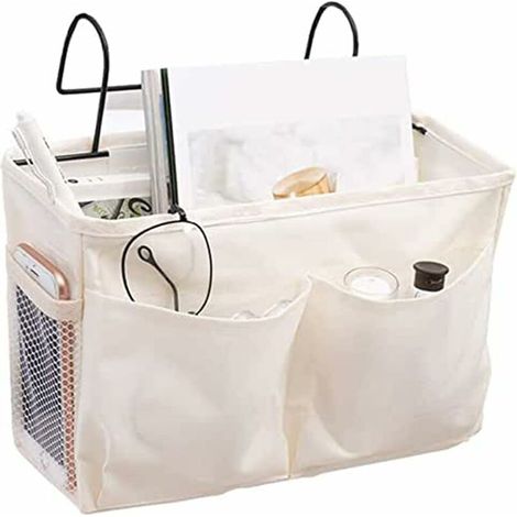 Bedside organizer, hanging storage bag, large bed storage bag, bunk bed bag, hanging bedside basket (1/5)