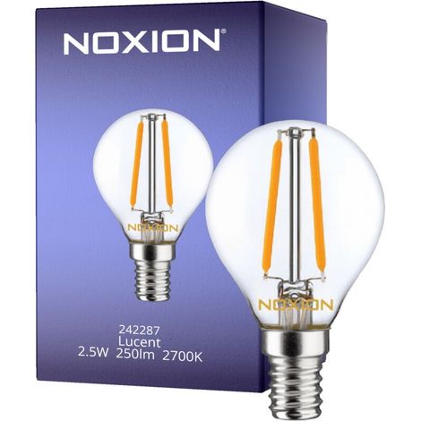 Noxion Lucent LED E14 Boule Filament Claire 2.5W 250lm - 827 - Noxion Lucent LED E14 Boule Filament Claire 2.5W 250lm - 827 (1/4)