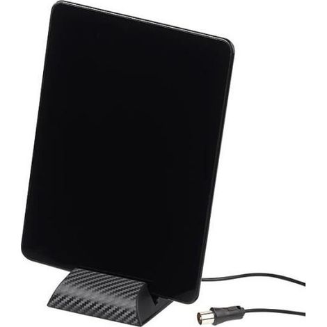 Antenne TNT/TNT2 active - Auvisio - Réception Full HD - Amplification de signal jusqu'à 44 dB - Filtre 4G (LTE) (1/3)