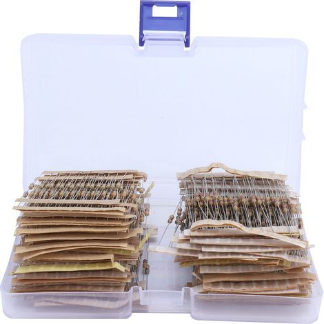 Résistances à Film Métallique, Kit de Résistance de Valeur 122 pour Dispositifs d'éléments de Résistance pour l'industrie électronique de Haute Précision. (1/5)