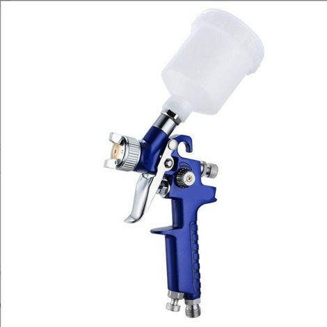 Pistolet à Peinture Pistolet pulvérisateur Professionnel avec Godet en Plastique de 120 ML et Buses 0 8mm Spray Gun