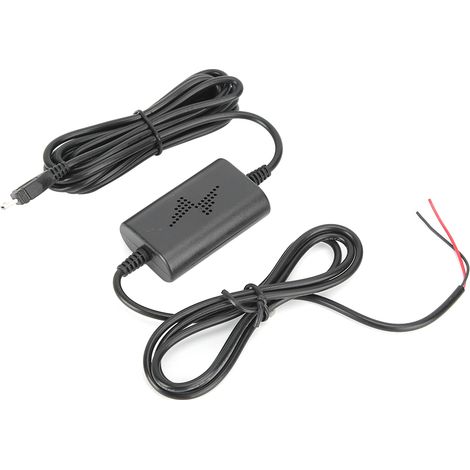 Câble abaisseur de tension pour la surveillance de stationnement, 12V/24V vers 5V 2,5A, câble Micro USB droit pour caméra embarquée basse tension. (1/5)
