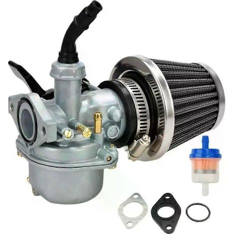 Carburateur PZ19 et filtre à air de 35 mm compatibles avec les moteurs 50cc, 70cc, 110cc et 125cc. (1/5)
