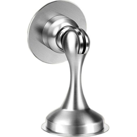 Magnetische Türstopper – Set mit 4 robusten Türstoppern aus Edelstahl für die Ober- und Unterseite der Tür – Wand- und Bodenmontage, kein Bohren erforderlich. Inklusive 3M-Klebeband und Schrauben. Sta