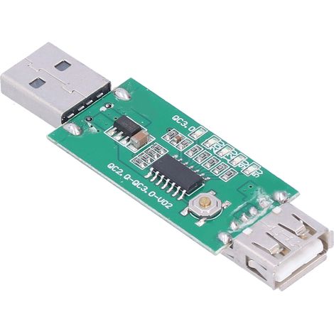 Chargeur testeur QC3.0 avec boutons, adaptateur rapide 5-20V, carte de diagnostic USB, voltmètre pour vérification (1/5)
