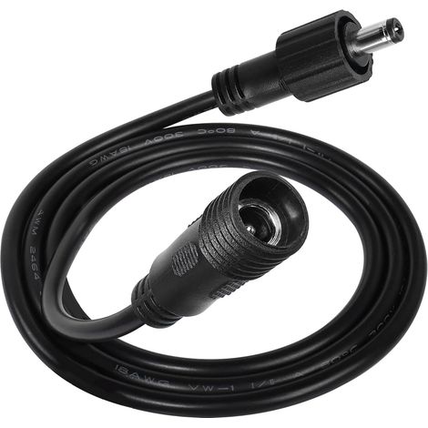 Câble de rallonge DC IP65 étanche DC 5.5mmx2.1mm Male to Female Power Extension Cord Wiring for Landscape Lighting Garden Path Lights (1/5)