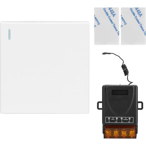Télécommande sans fil pour interrupteur intelligent, kit récepteur pour éclairage domotique AC 80V-260V (1/5)