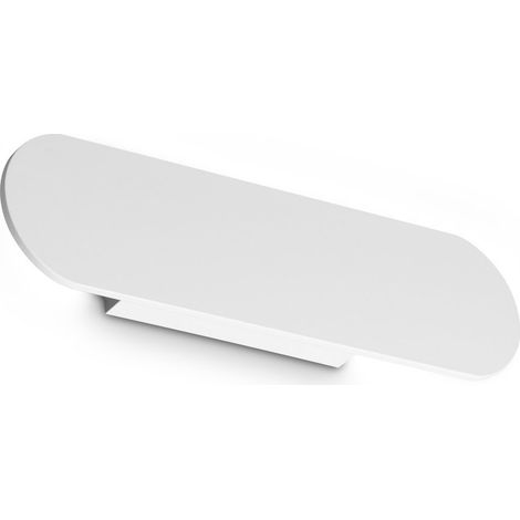 Ideal Lux Applique moderna Zig Zag 1 luce LED integrato bianco metallo