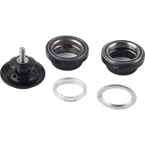 Jeu de direction Risk en alliage d'aluminium 34 mm pour fourche à pivot droit 28,6 mm (noir) (1/5)