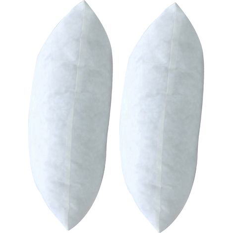 Juego de 2 cojines de relleno Foamily Premium Home Goods, forma cuadrada, poliéster, 45 x 45 cm, color blanco. (1/5)