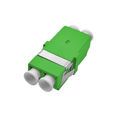 Adattatore in fibra ottica senza flangia, monomodale SM LC/APC duplex alantec