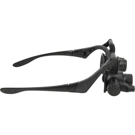 Loupe de bijoutier LED avec 8 lentilles de grossissement (10X à 25X) pour travail précis (1/5)