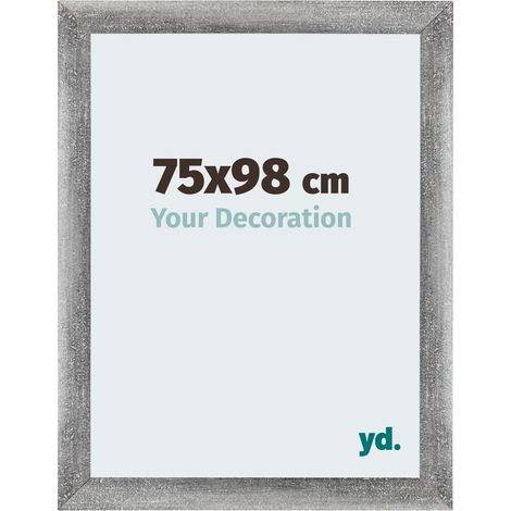 yd. - Cadre photo 75x98 - Gris Patine - MDF - Mura