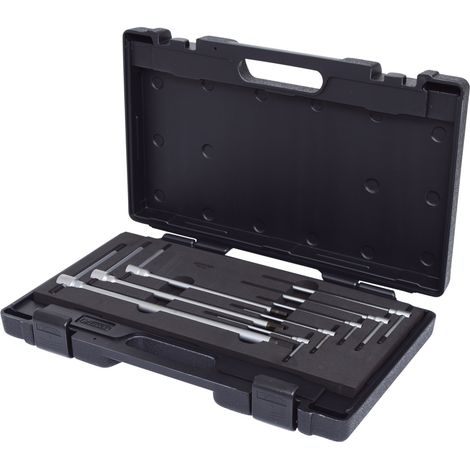 KS Tools 3-Wege T-Griff-Innensechskant-Schlüssel-Satz, 8-tlg