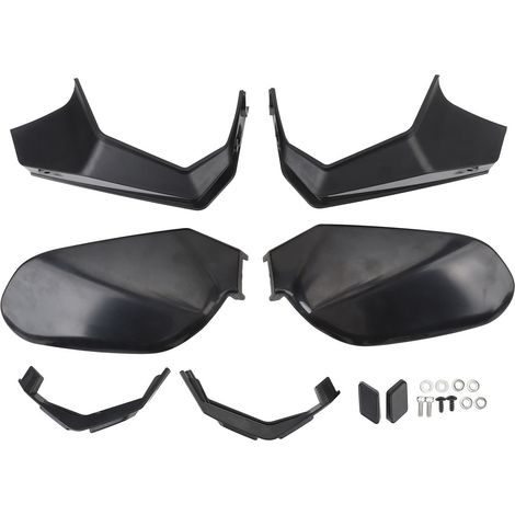 Mountainbike-Handschutz, schwarze Kunststoffabdeckung, Ryker 600 900 Rally Sport, Windabweiser, Zubehör.