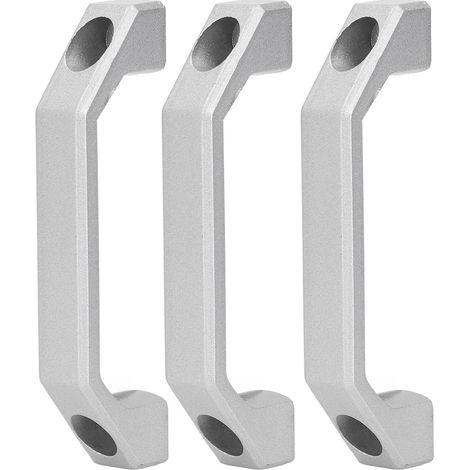 Poignée de tiroir 3 pièces, aluminium pour meuble, distance entre trous 100 mm, tirage de porte d'armoire pour maison. (1/5)