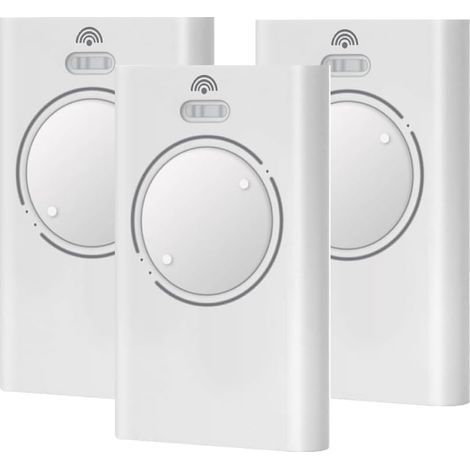 Télécommandes porte de garage 868 MHz – Lot de 3 – 2 canaux – Compatible FAAC XT4 868 SLH LR, XT2 868 SLH (1/5)