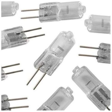 10x DC 12V Ampoules Halogènes GY6.35/G6.35 50W à Intensité Variable Blanc Chaud 2700K 2 Broches Transparent Ampoule Capsule Pour Lustre, Lampe de Bureau, Lampe Suspendue, Lampe à Suspe (1/3)