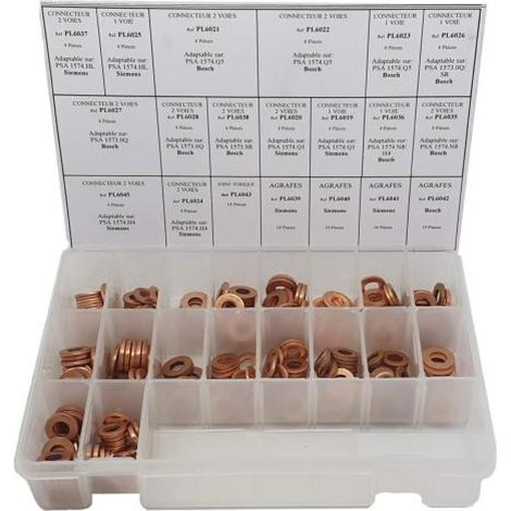 COFFRET DE 252 JOINTS D'INJECTEUR COMMON RAIL
