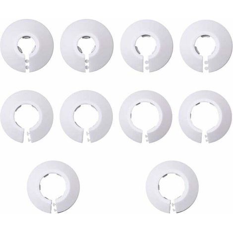 Lot de 10 capuchons à lattes rondes de 42 mm, capuchons à lattes en tube rond, capuchons de chaise ronds en plastique, capuchons à ailes rondes, protection parfaite pour les meubles et les sols (1/4)