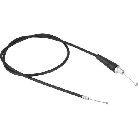 Câble d'accélérateur 110 cm Long câble d'embrayage tête droite moto accélérateur câble d'huile ligne pour Pit Dirt moteur sentier vélo Motocross(Noir M10)+tendeur de cable accélérateur+cable accelera (1/5)