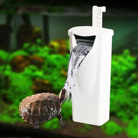 Filtre d\'aquarium - ZERONE - Mini Cascade 3W - Pompe intégrée - Pour poissons et tortues - Réservoir bas niveau (1/4)