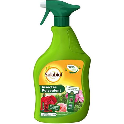 SOLABIOL SOPOLYPAL750N -Anti Pucerons Plantes Ornementales & Cultures- 750ml- Action Rapide (1/5)