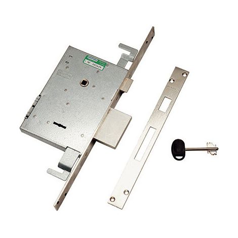 Cerradura doble mapa con inserción triple 4 pestillos – entrada de 60 mm – Mottura