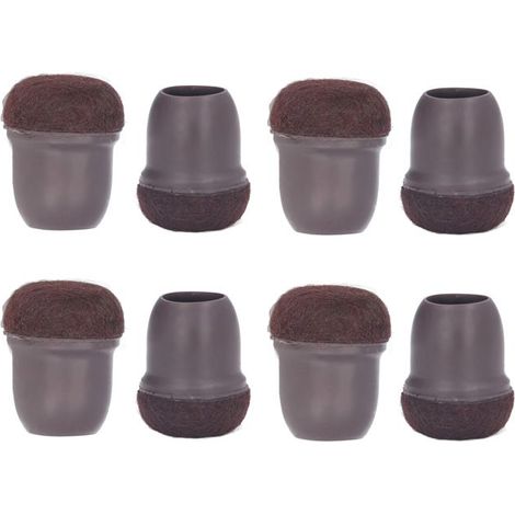 Set da 8 pezzi di protezioni per gambe di sedie, cuscinetti per gambe di tavoli, cuscinetti per gambe di letti, coprigambe elastici per mobili per uso domestico (1/4)