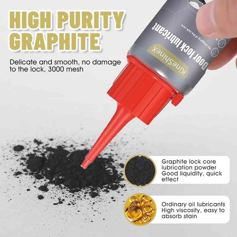 Lock cylinder lubricating powder, lead powder, graphite powder, door lock cylinder lubricating powder, anti-theft door, household lock, key, pencil lead powder (1/5)